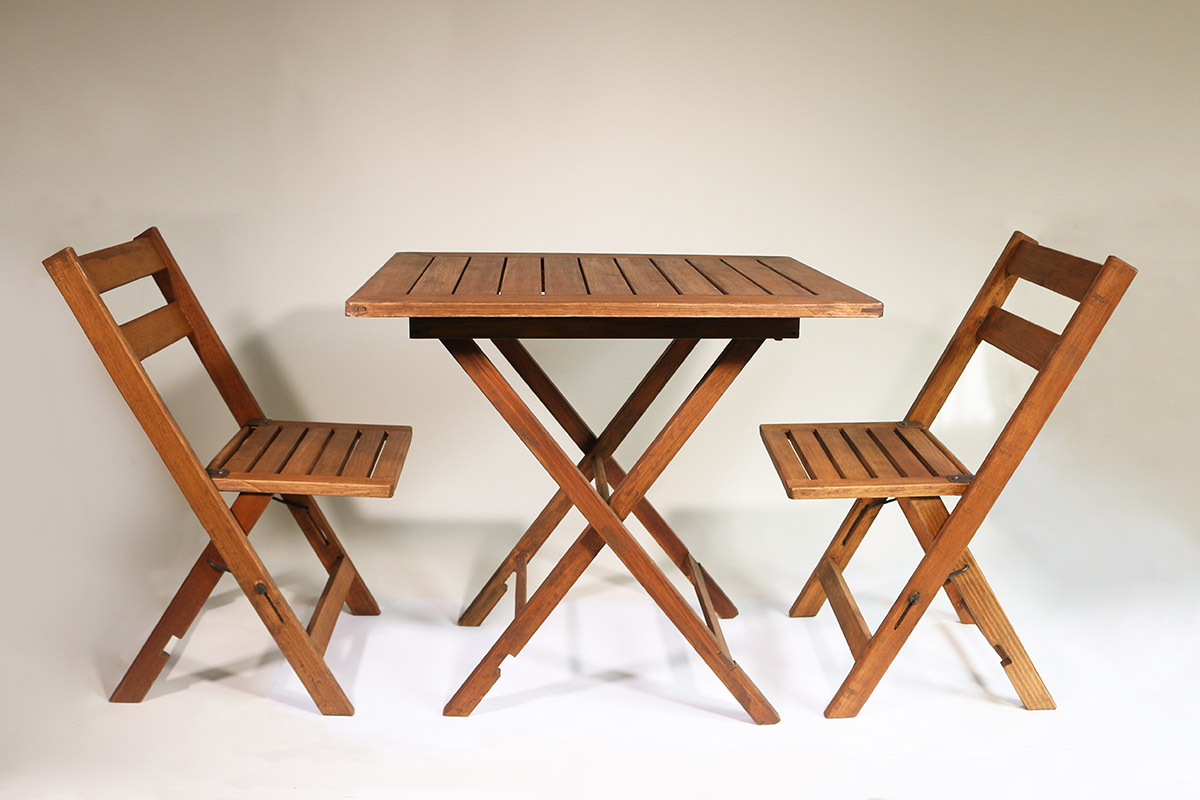 Mesa Akumal con dos sillas Tulum